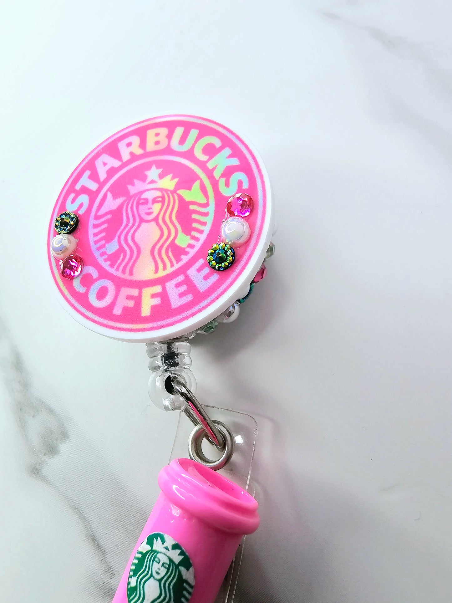 Pink coffee logo