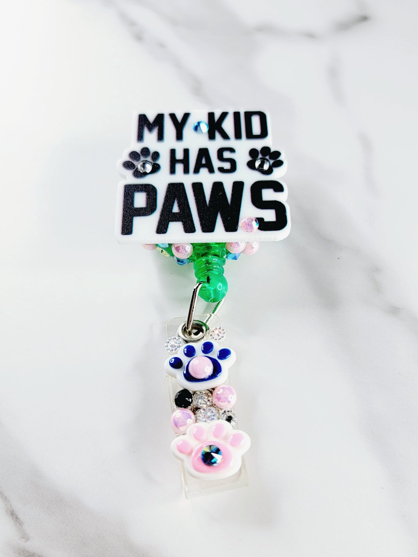 My kid has paws